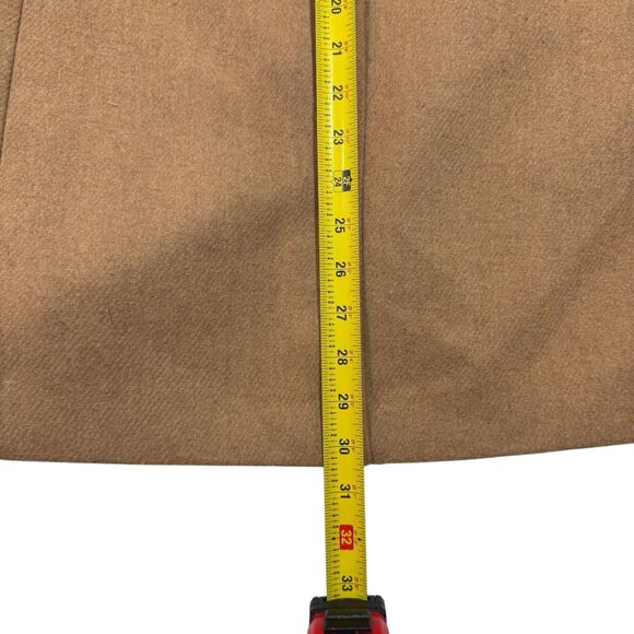J.Crew Factory City Coat Camel Wool Blend Size 00 FA20 - Picture 7 of 16